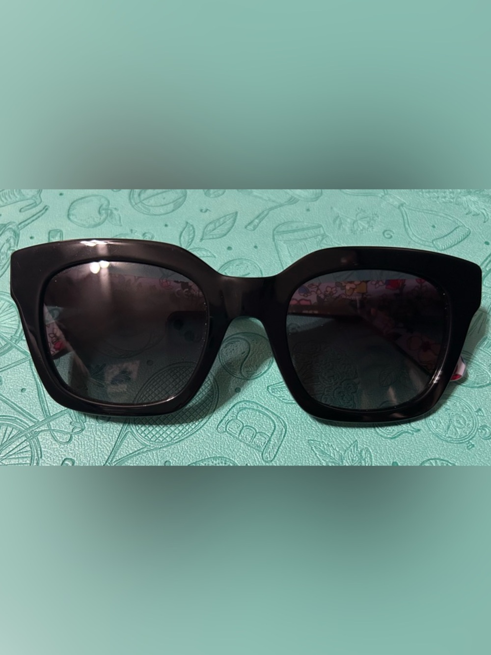 kate spade Black Oversized Camryn Sunglasses